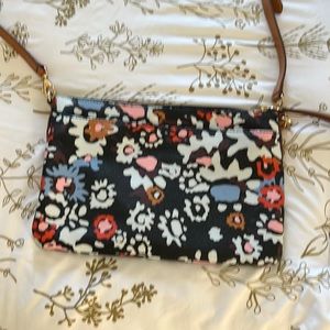 Fossil Floral Crossbody